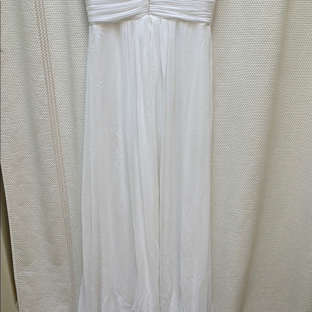 Ever Pretty White V-Neck Sleeveless Gown - Picture 9 of 9